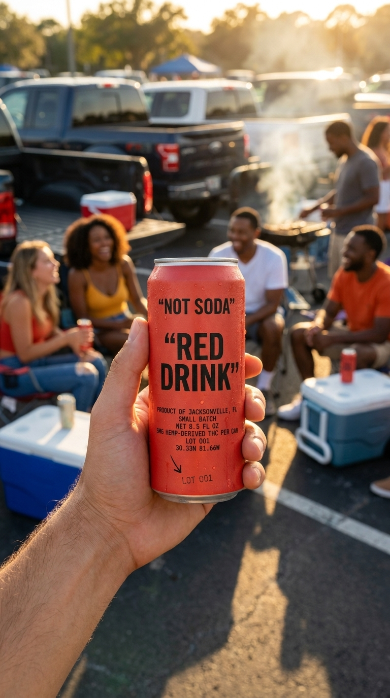 NOT SODA at a Jacksonville tailgate